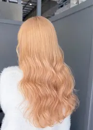 🎀 “レディース限定”カット + ダブルカラー（ブリーチ‪あり） + 3stepシステムトリートメント🫧