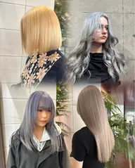 【ダメージを抑えながら綺麗なハイトーンへ】2ケアブリーチ+アディクシーカラー