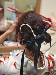 卒業式*ヘアセット&袴着付け