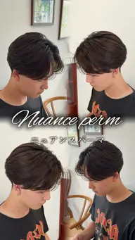 【朝のセットが楽に🔥】メンズカット+ケアパーマ