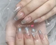 ★ソフトジェル★ワンホンネイルマグネットフレンチ ¥6980