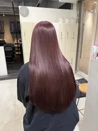 【✨10月限定クーポン✨】髪質改善ストレート+中間処理+トリートメント