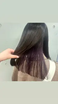 インナーカラー(インナーブリーチ＋ポイントカラー)