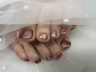 フットネイルマグネットワンカラー（オフなしのお時間です）