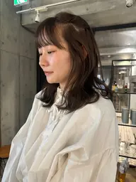 【  🍐6月限定🍐　透明感カラー（ブリーチなしの明るめカラー）+Aujua 2step treatment  】