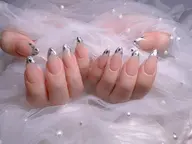 💗💗チップ長さ出しガラスフレンチ💰12990➡️8990