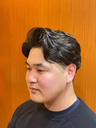 カット+毛流れパーマ