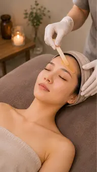 【顔印象をまとめて整える◎】フェイスWax+眉Wax|保湿・鎮静ケア付き
