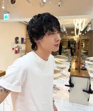 【メンズ限定🧴】カット+パーマ+選べるサービス💫ナチュラルな韓国風で爽やかに垢抜け🫧