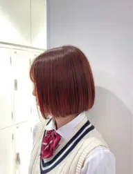 【🫧💎透明感ダメージレスカラー💎🫧】ブリーチなしイルミナカラー+ロング料金