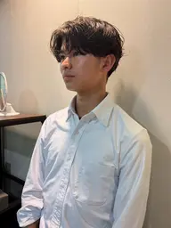 【ブリーチなし🙅🏼♀️】透明感メンズカラー+プチTR