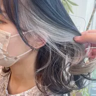 👠カット➕全体カラー➕イヤリングカラー(耳周りのブリーチダブルカラー)👠ショートボブ/ボブ/レイヤーカット/インナー