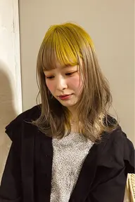 🩵リタッチブリーチWカラー🩵➕5step treatment