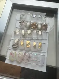 プラスメニュー ぷっくり、パーツ、ラメ、ホロ、オーロラ、ミラーなど 追加プラスメニューです