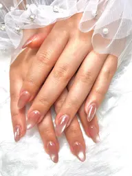 チップ長だし10本×マグネット【オフなし】🩵💅