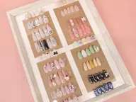 【定額𝓐2|シンプル】上品きらめく透明感ネイル