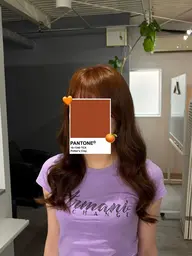 ワンカラー+カット(レディースボブ以上か前髪カットのみ)