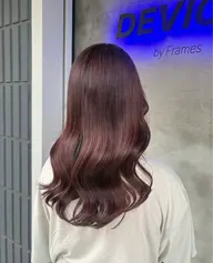 【❤️8月暖色ワンカラーモデル❤️】レッド・暖色ブラウン・ピンク柔らか血色感暖色カラー🍊🎀