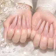 《オフあり》長さ出し10本(チップ)+ワンカラーorラメグラ