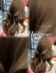 【ワンカラーで叶う✨】透明感たっぷり🫧盛れる似合わせカラー🩵🩵＋ダメージケアトリートメント［前処理剤付き］⭐️