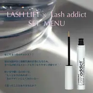 【期間限定】LASH LIFT × Lash addict,まつ育メニュー。(次世代•パリジェンヌ風•メーテル選べます)