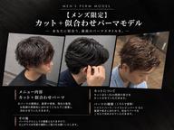 【メンズ限定】カット+似合わせパーマモデル 先着1名様のみ!