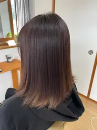 【艶髪】✨✨カット+ストレートパーマ+アディクシーカラー