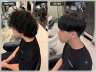 【🚹メンズ限定🚹】縮毛矯正🦷✖️ カット✂️✖️トリートメント✨