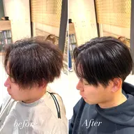 メンズカット ＋ 縮毛矯正