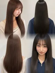人気.ᐟ.ᐟ低ダメージ縮毛矯正✨️+似合わせcut✂️+フィオーレtreatment
