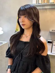 【❤️🔥1日1名限定❤️🔥】🇰🇷韓国風レイヤーカット×超音波TOKIOトリートメント🫧