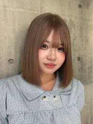 ⌇﻿ダメージレス🥣🪽⌇﻿透明感ブリーチなしダブルカラー➕ケアトリートメント