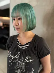 ✂︎ 【初回、2回目の方】カット+ケアブリーチ ダブルカラー+2stepトリートメント(ミニモ学割あり)