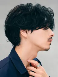 骨格矯正カット✖️ニュアンスフェザーパーマ