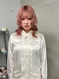 【9月限定💝】淡い色味が好きな方おすすめ🎀ケアブリーチカラー＋うる艶TR（U25）