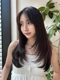 【人気No.2/カット+艶カラー+選べるトリ】ミサト式美バランスレイヤーカット