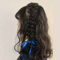 🌟🐰お出かけのときに🐰🌟巻きおろしヘアセット(ちょこっとアレンジは補足必須)