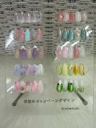 定額Aデザイン(アート5つ)お店にあるデザイン