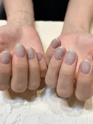 💕ワンカラーorグラデーションに選べるパーツアート2本 オフ込み(シンプルコース)