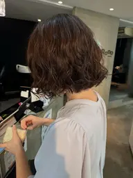 ミニモSALE!〈柔らか質感🍒〉ケアパーマ+カット+Aujuaクイックトリートメント