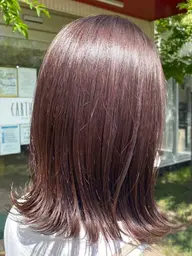 艶カラー+１ステップトリートメント