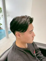 【メンズ限定💇】デザインカット+ケアカラー+バブル水洗浄+頭皮パック