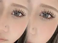 中顔面短縮⭕️ぱっちりデカ目✨上・下エクステSET🎀360°完璧eye🎀