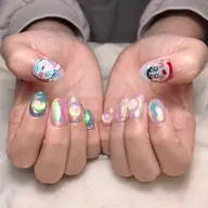 🩵⏰2.5h以内持ち込みデザインOKやり放題💅(手書きArt目安6本) (パラジェルもOK)オフあり込み