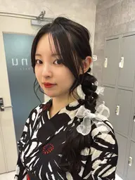 8月限定🍧【浴衣着付け&ヘアセット】¥12,000→¥7,000【直前でのご予約はお電話ください!】
