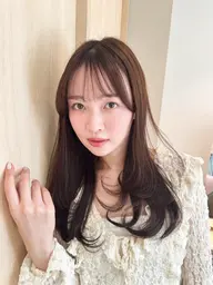 🔴🟢 韓国風レイヤー【時短スタイリング】似合わせカット➕ポイント前髪パーマor前髪矯正✂️