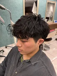 【色気やばい🫣】メンズカット✂️+大人っぽシャドウパーマ🦊✨+ 内部補修トリートメント🫧