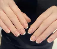 【自爪】オフ込み✖️フォルム形成 ✖️フレンチネイル(カラー変更可)✖️しっかり甘皮ケア