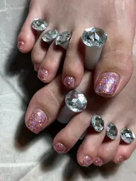 👣 Foot ワンカラーラメOK✨️