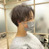 【刈り上げはこちら】カット+カラー+パーマ✂️ショートヘアお任せください😆